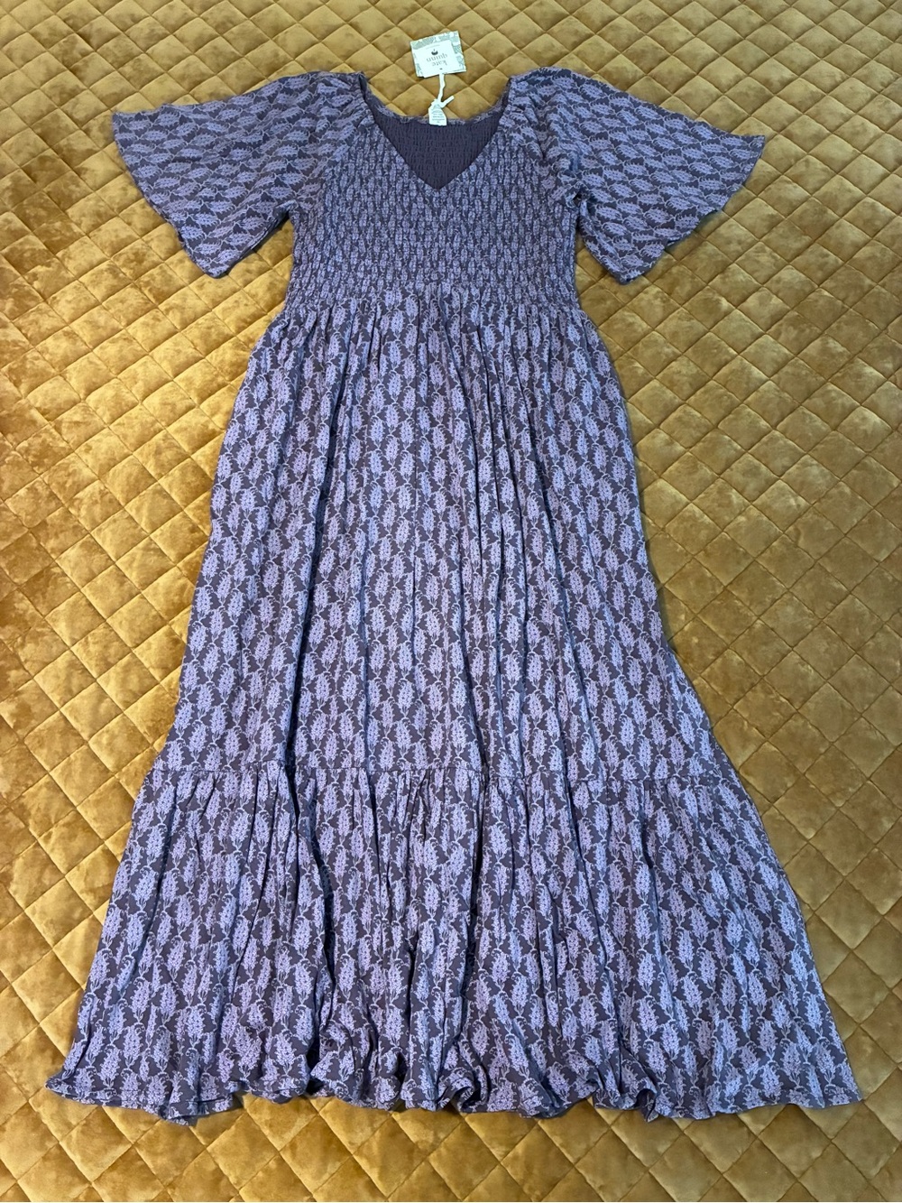 Kate Quinn paisley dress